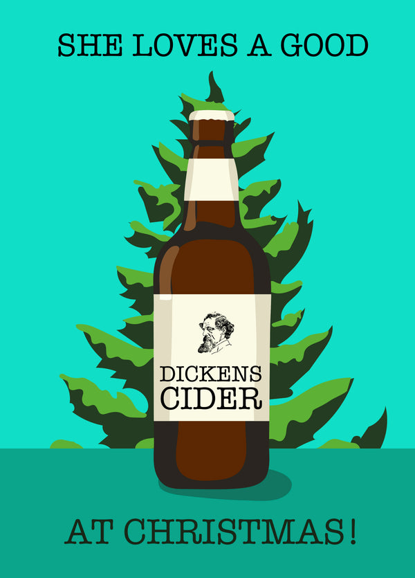 Dickens Cider Christmas Card