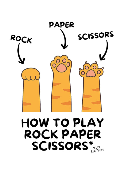 How To Play Rock, Paper, Scissors (Cat Edition)