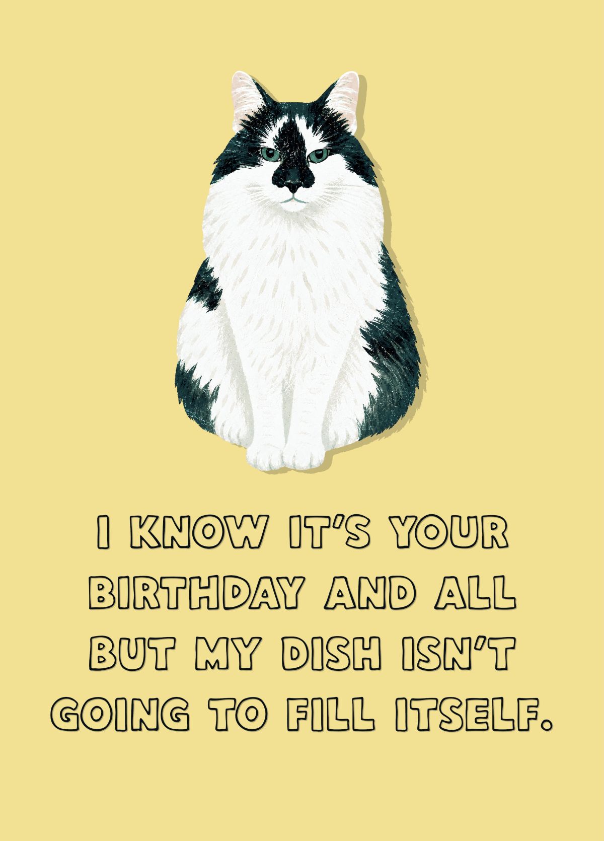 I Know It's Your Birthday And All But My Dish Isn't Going To Fill Itself