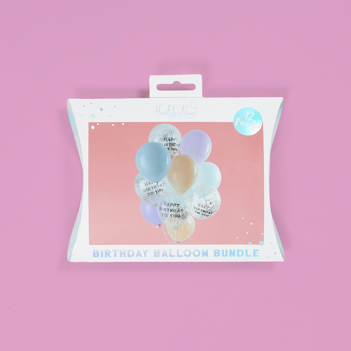 Happy Birthday Pastel Balloons