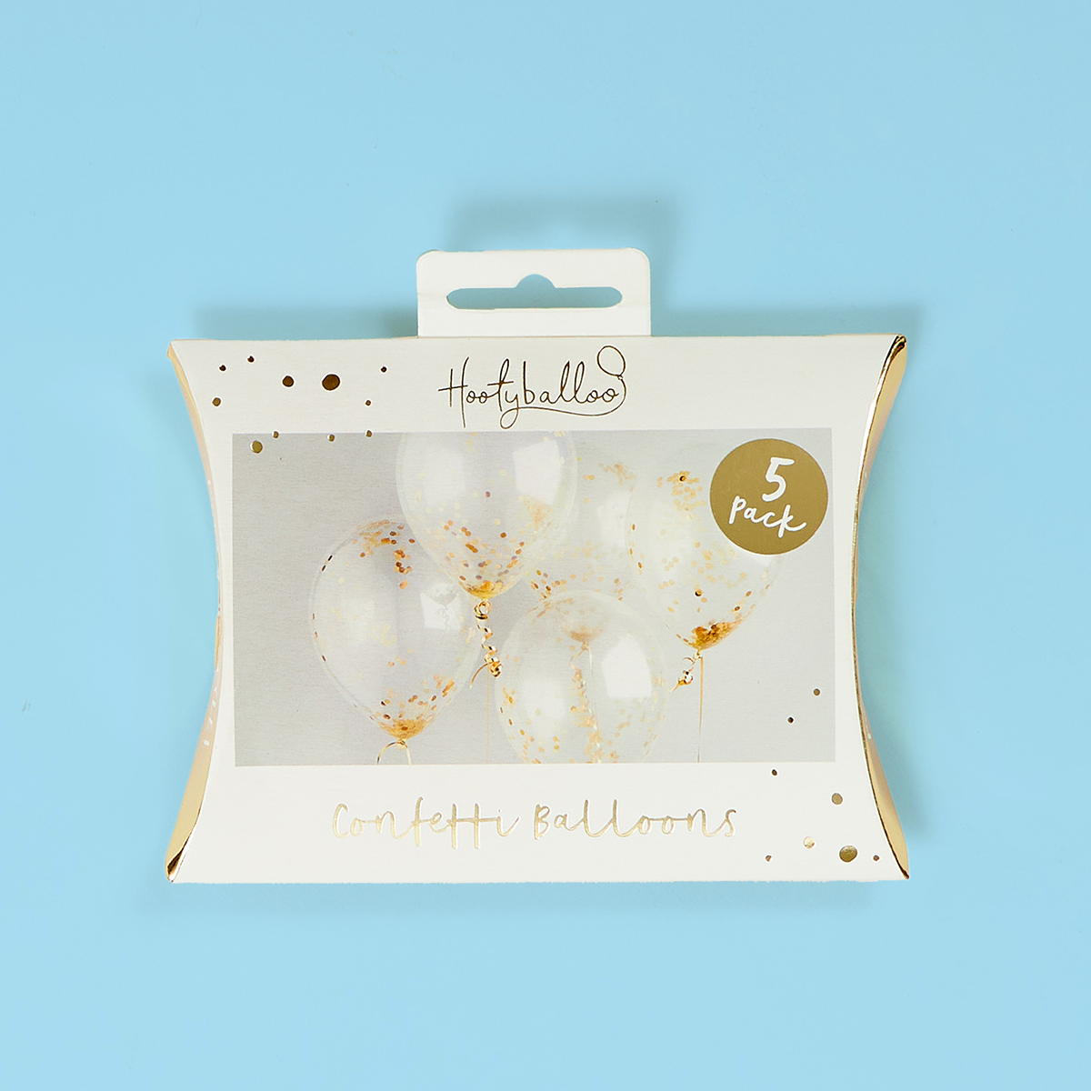 Gold Confetti Balloons