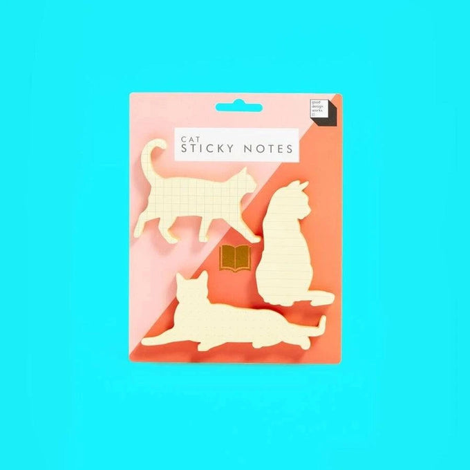 Cat Sticky Notes – Scribbler Cards & Gifts