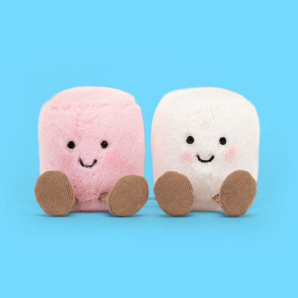 Jellycat Amuseables Pink And White Marshmallows