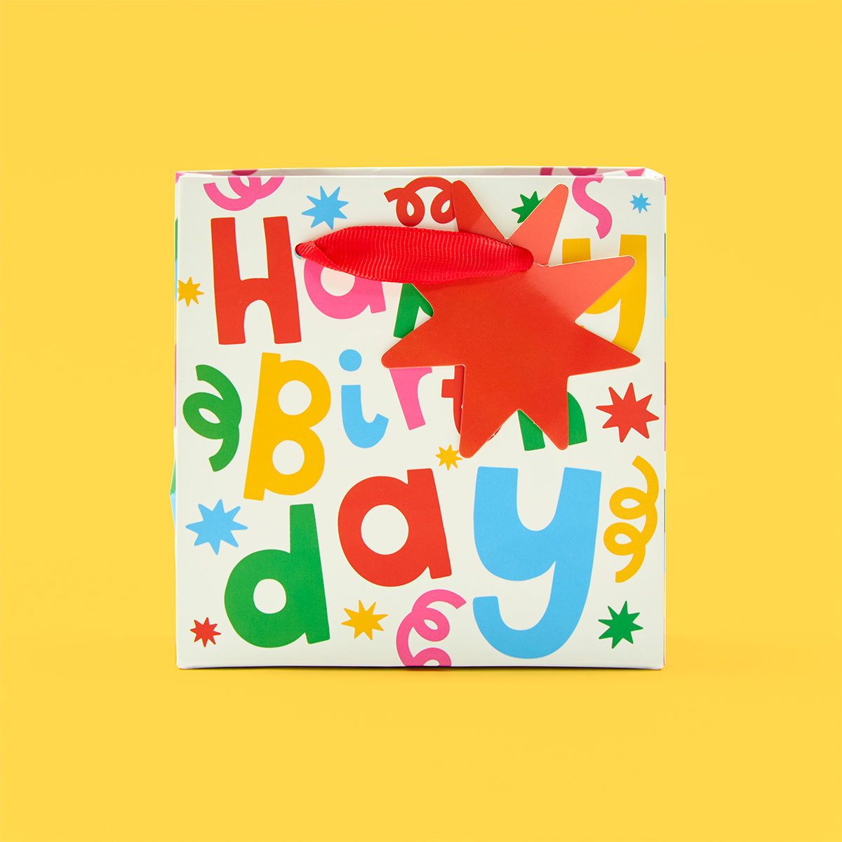 Happy Birthday Confetti Small Gift Bag
