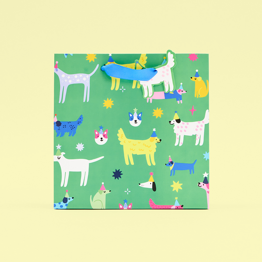 Party Dogs Medium Gift Bag
