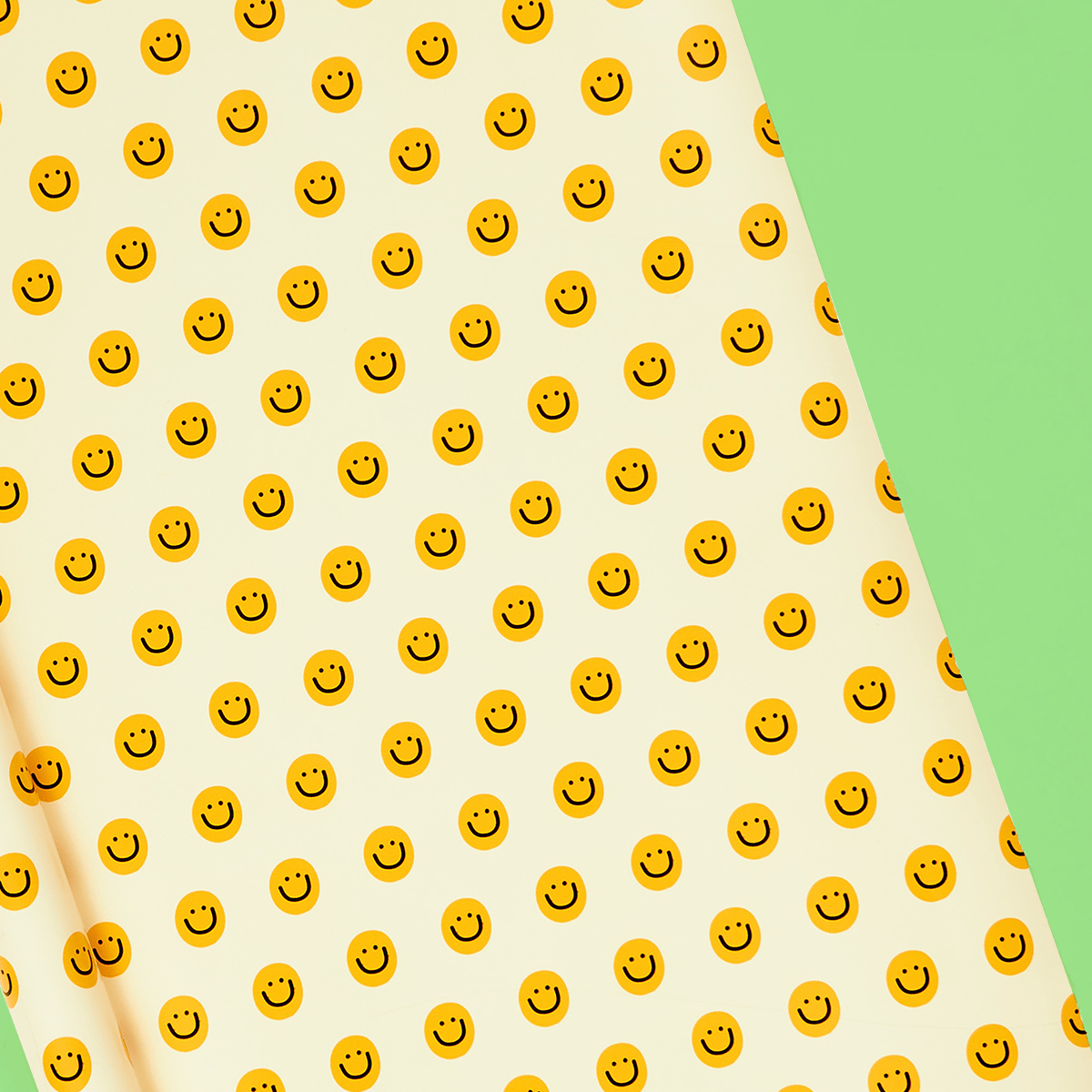 Yellow Smiley Roll Wrap