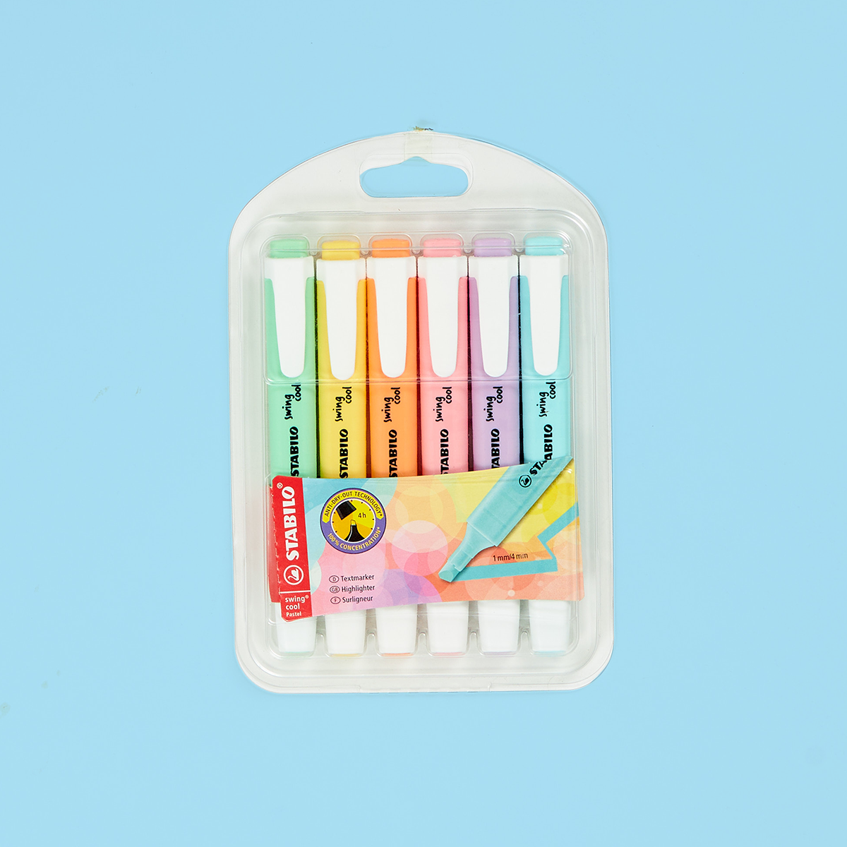 STABILO Swing Cool Pastel Highlighters 6 Pack