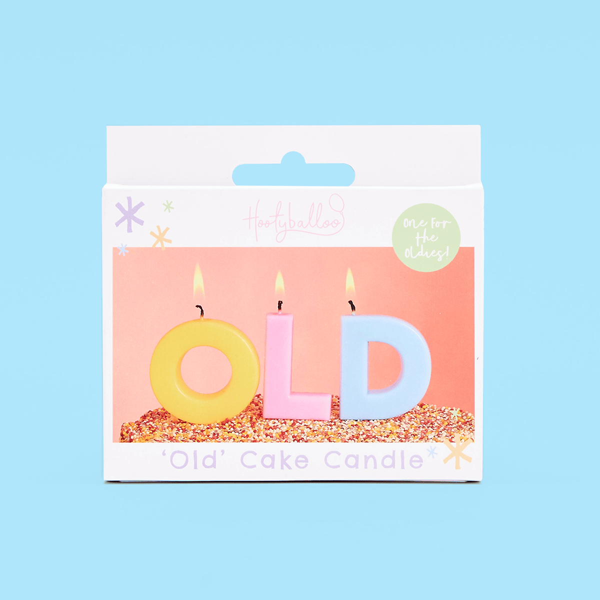 OLD Letters Birthday Candles