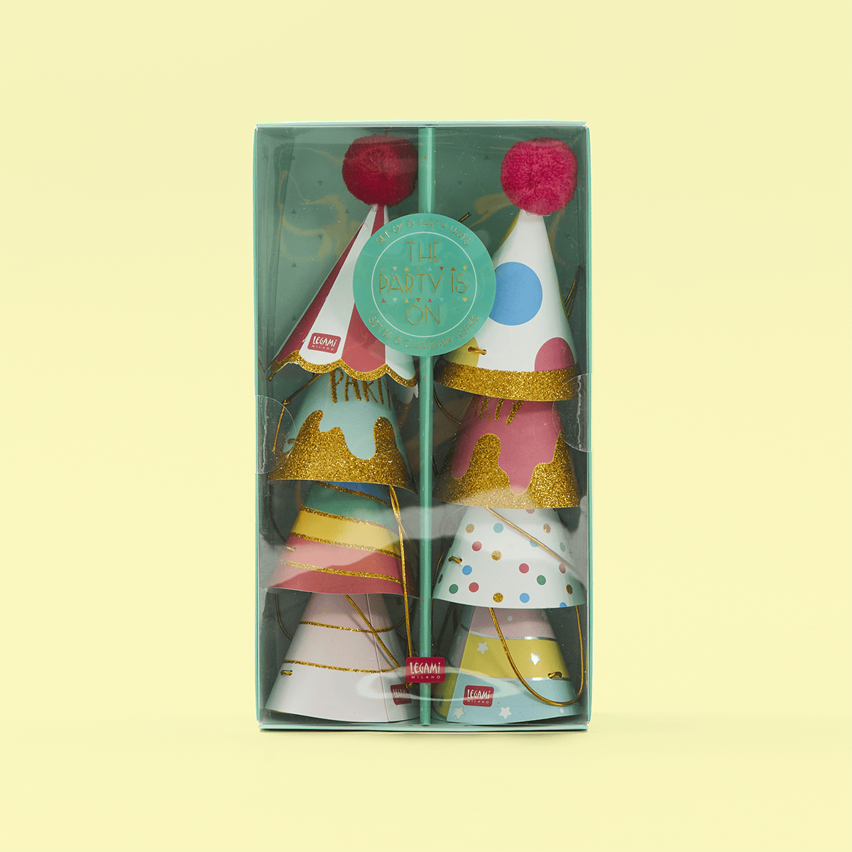 Pom Pom Party Hats