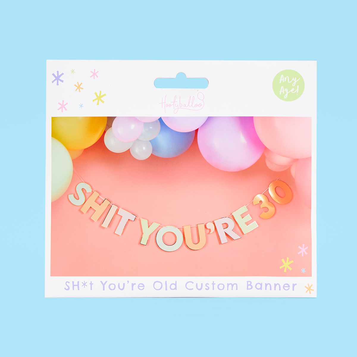 Customisable Shit Birthday Banner
