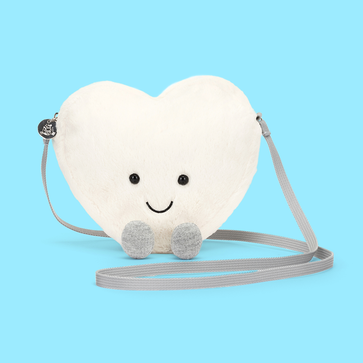 Jellycat Amuseables Cream Heart Bag – Scribbler Cards & Gifts