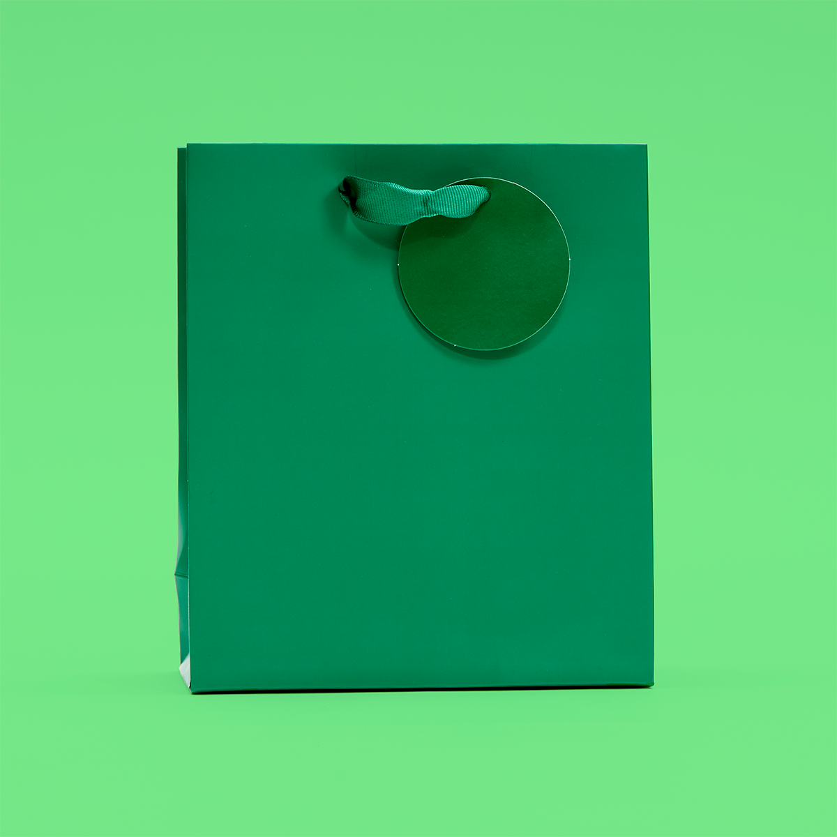 Forest Green Medium Gift Bag