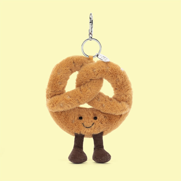 Jellycat Amuseables Pretzel Bag Charm – Scribbler Cards & Gifts