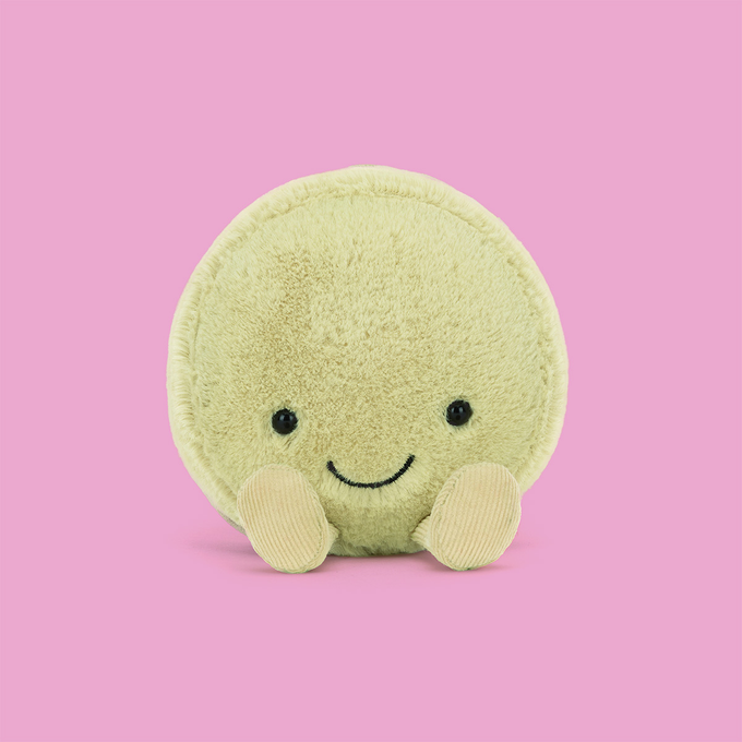 Jellycat Amuseables Max Macaron (Pistachio)