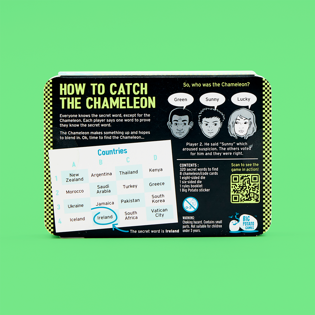 Chameleon Travel Game