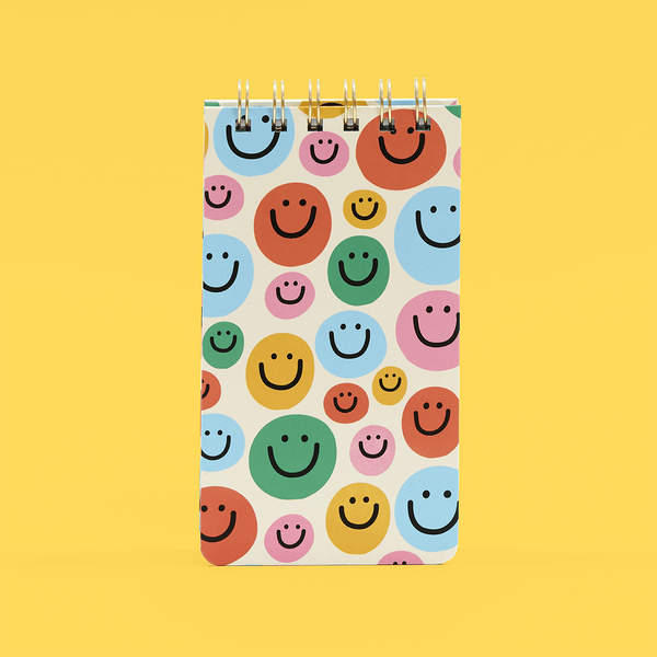 A6 Rainbow Smiley Notebook