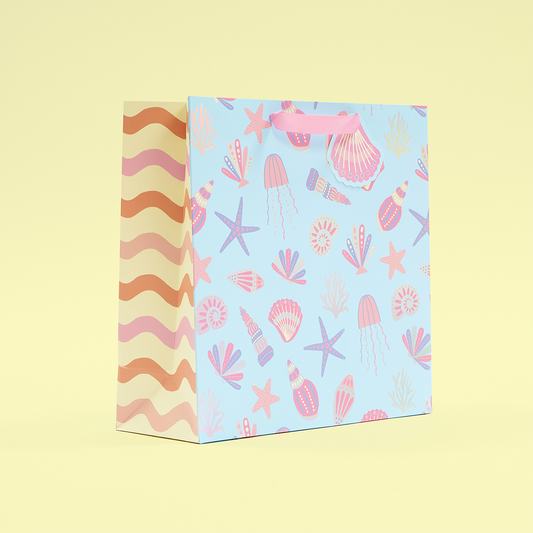 Iridescent Seashell Large Gift Bag