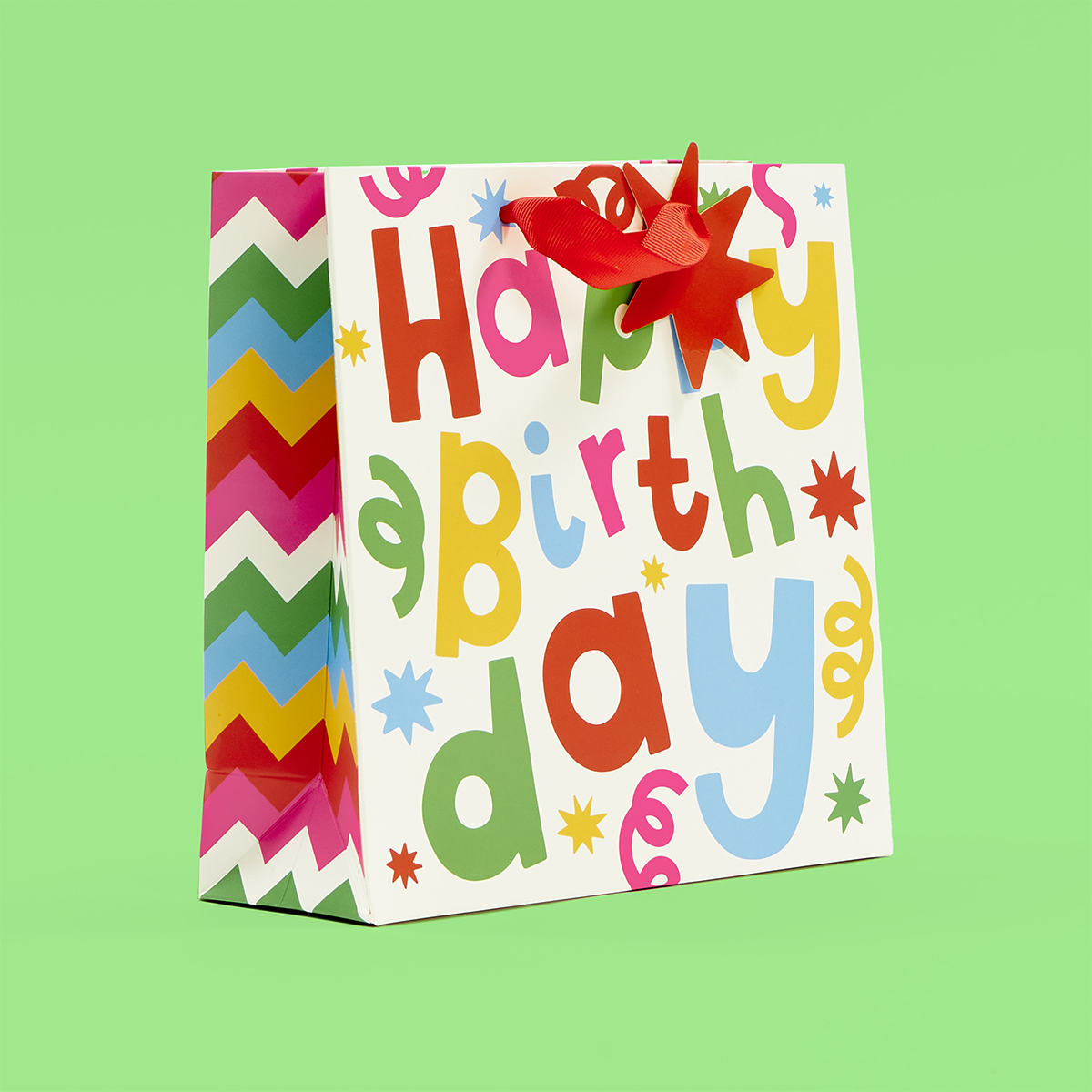 Happy Birthday Confetti Large Gift Bag