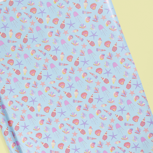 Iridescent Seashell Roll Wrap
