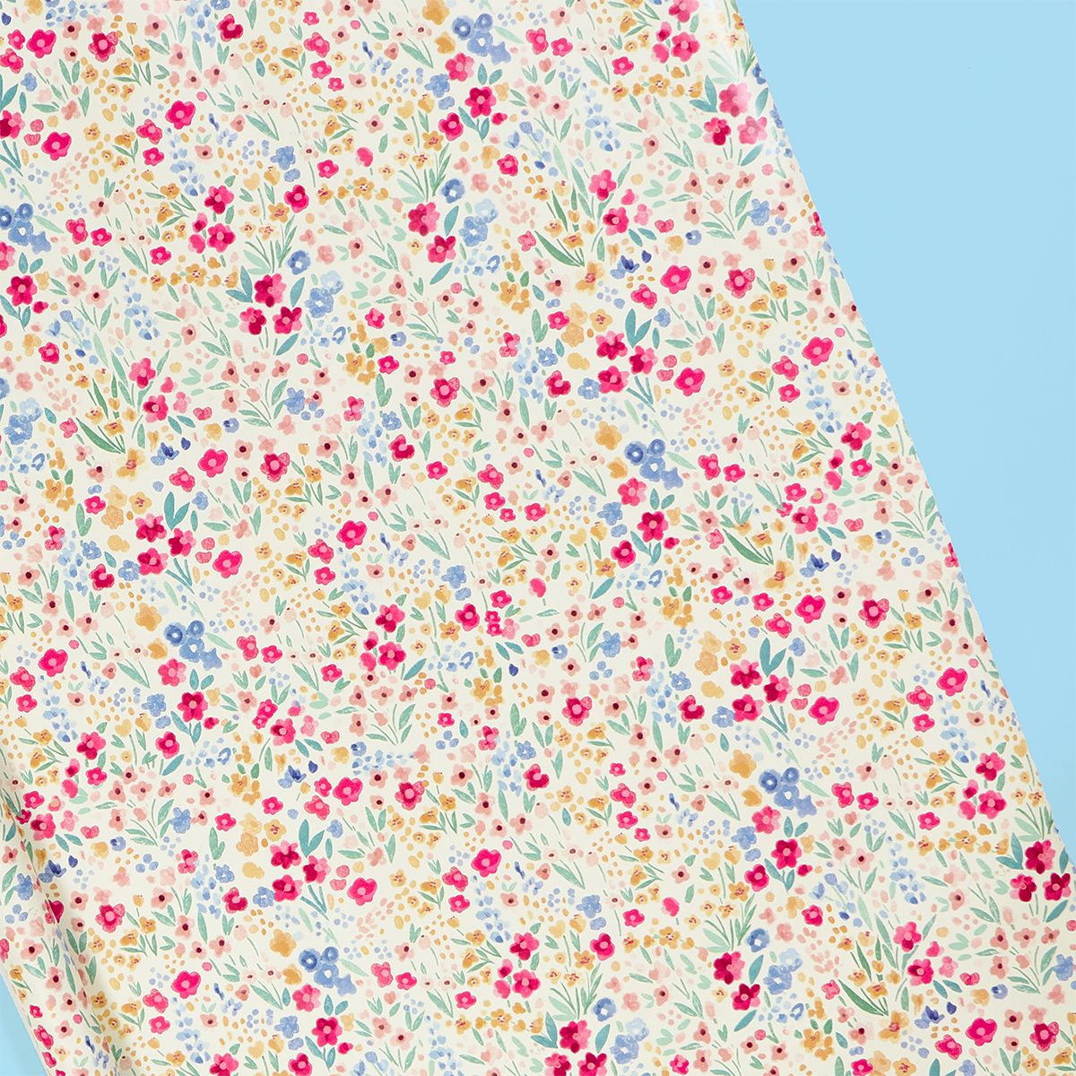 Watercolour Floral Roll Wrap
