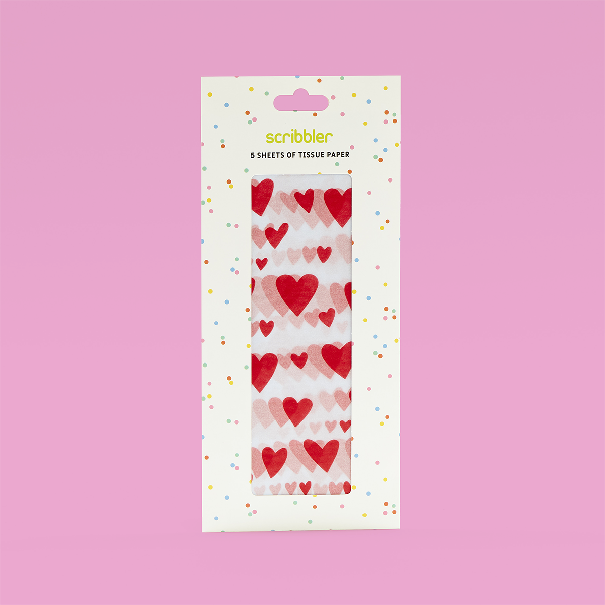 Heart Print Tissue Paper
