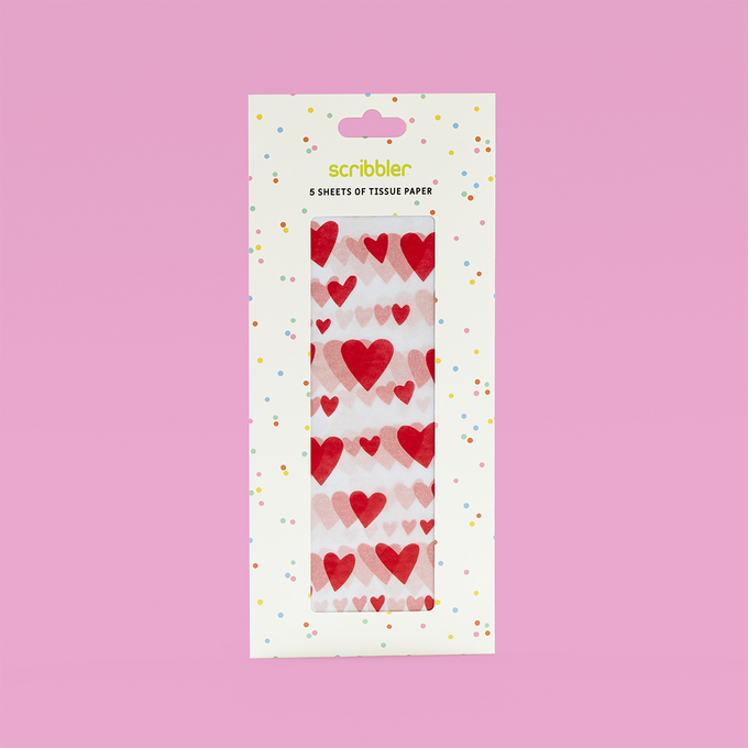 Heart Printed Tissue Paper