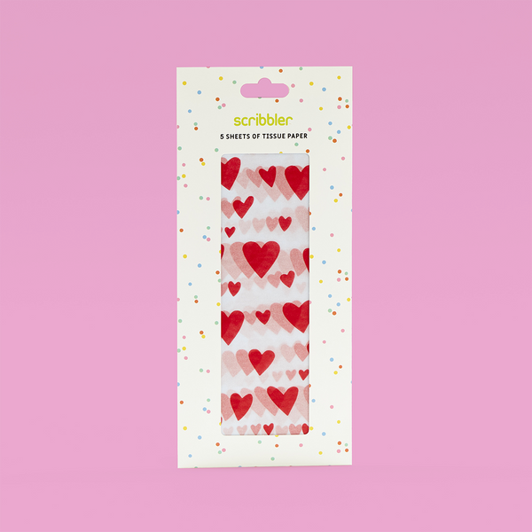 Heart Print Tissue Paper
