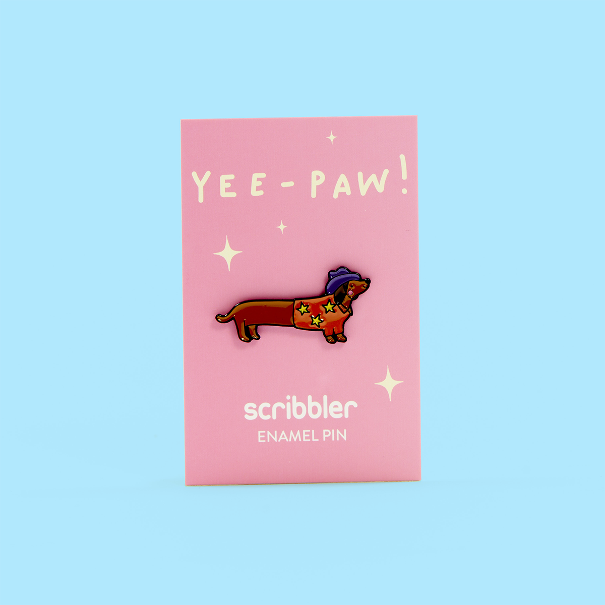 Yeepaw Dachshund Pin Badge