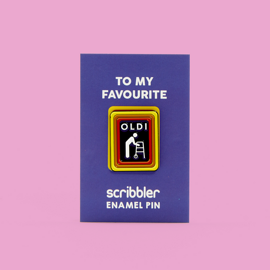 Oldi Pin Badge