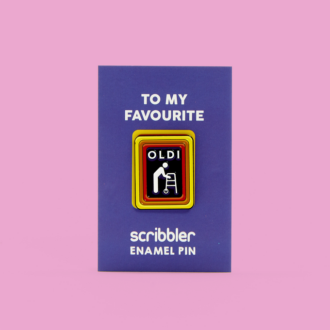 Oldi Pin Badge