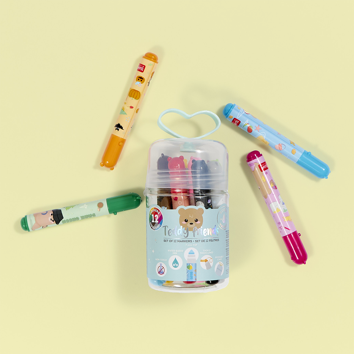 Legami Teddy Friends Markers