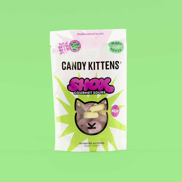 Candy Kittens Sour Shox Blackcurrant & Lime