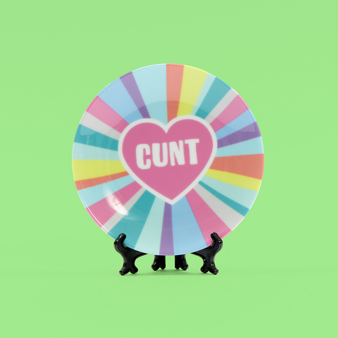 The 'C' Word Plate