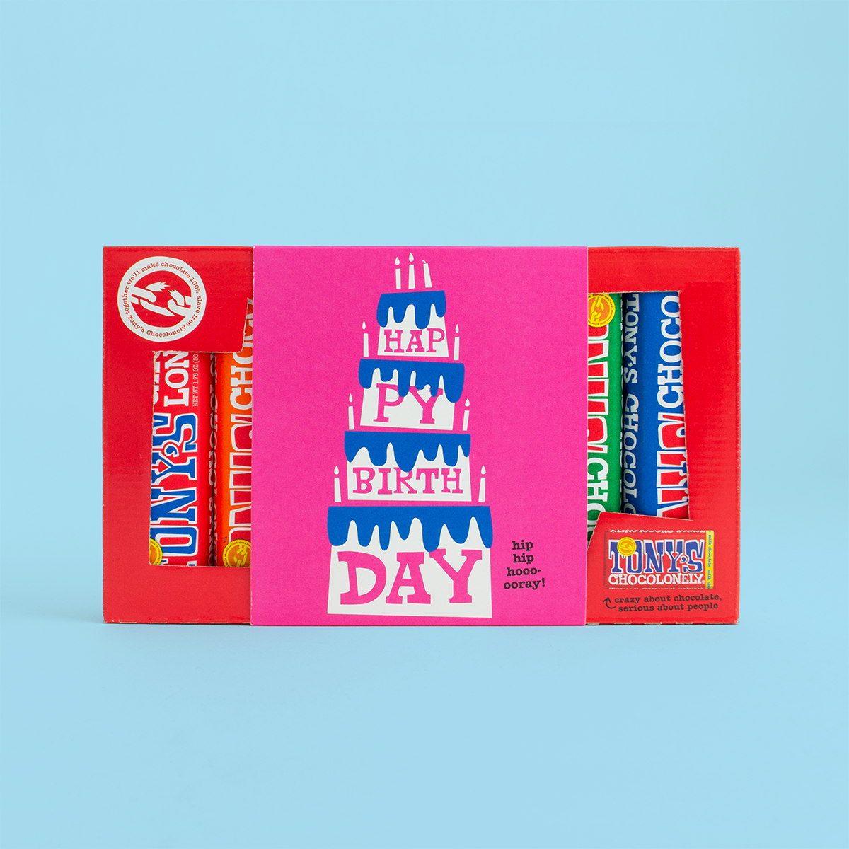 Happy Birthday Tony's Chocolonely Selection Pack