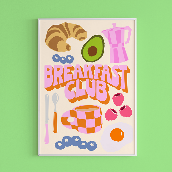 A4 Breakfast Club Print