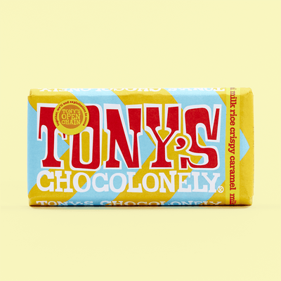 Tony's Chocolonely Milk Choc Rice Crispy Caramel