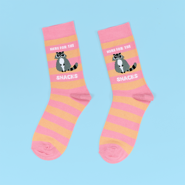 Here For The Snacks Socks