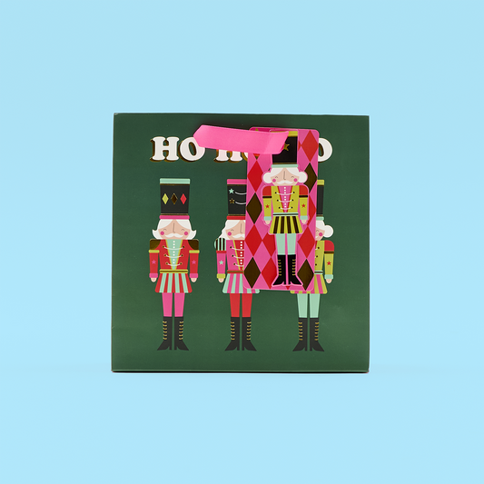 Bright Nutcrackers Gift Bag - Medium