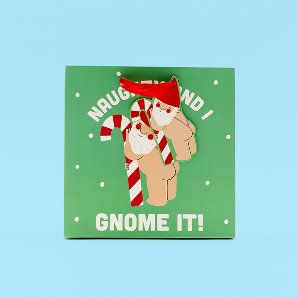 Naughty Gnome Gift Bag - Medium