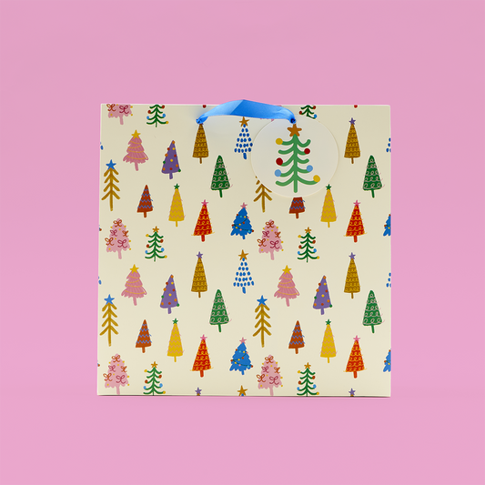 Rainbow Trees Gift Bag - Large