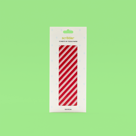 Candy Cane Stripe Tissue Paper