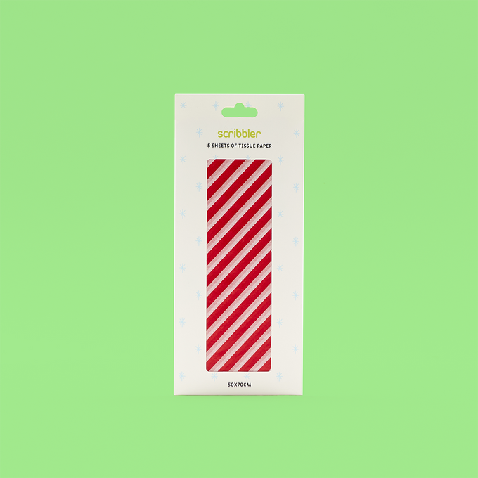 Candy Cane Stripe Tissue Paper