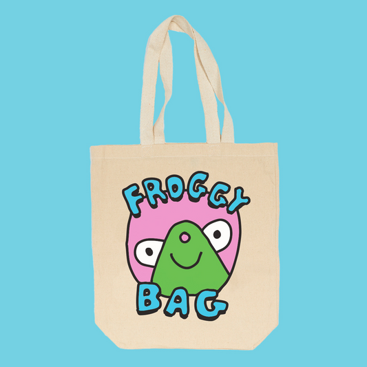 Zoe Bread Froggy Tote Bag