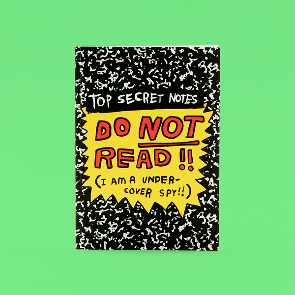 Zoe Bread Top Secret A5 Notebook