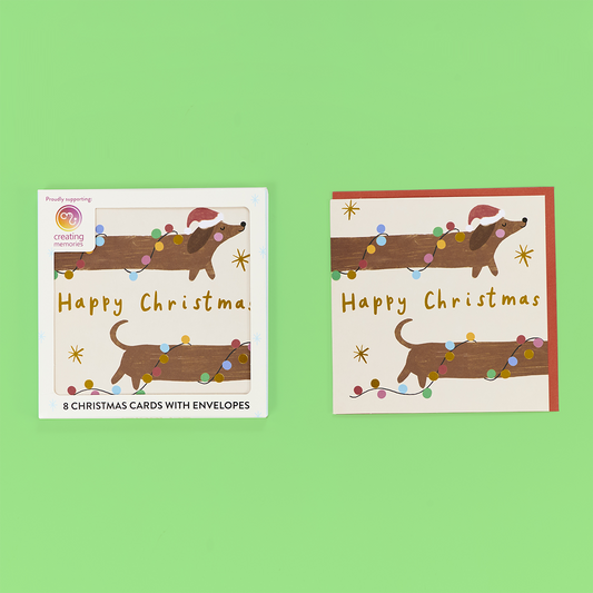 Christmas Dachshund Card Pack