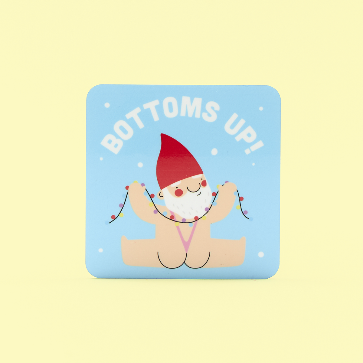 Naughty Gnome Coaster