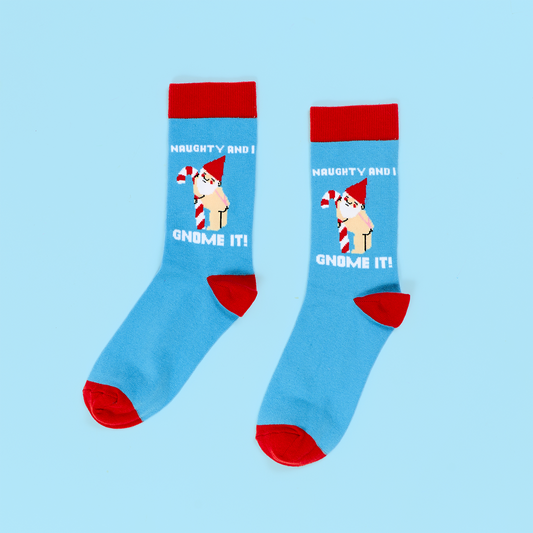 Naughty Gnome Socks