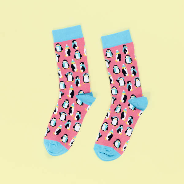 Cosy Christmas Penguin Socks