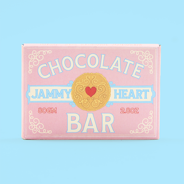 Ever So Jammy Heart Chocolate Bar