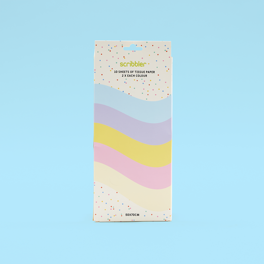 Pastel Rainbow Tissue Paper Pack
